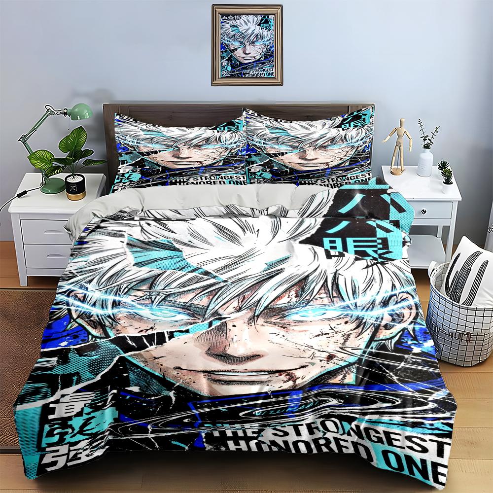 Anime Character Design. Bedding Duvet Cover Sets Duvet Covers Pillowcases Gifts (1 * Duvet Cover 2 * Pillowcases, Without Duvet Insert)