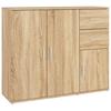 VidaXL Buffet Sonoma Oak 91x29,5x75 Cm Engineered Wood 823272