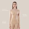 Women's Seamless Thermal Underwear Set: Skin-Beautifying, High-Elastic, Long-Sleeved Top & Pants