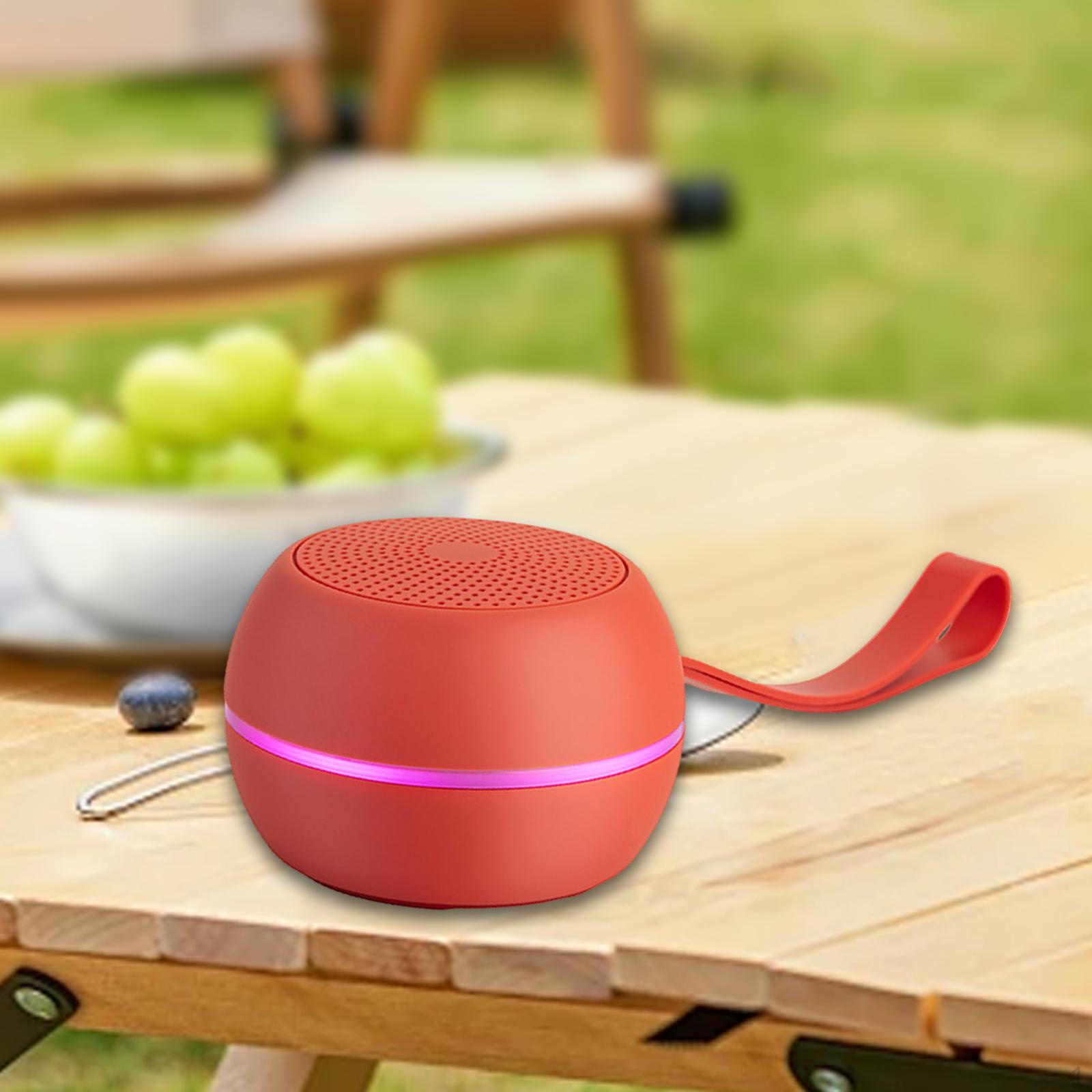 

Portable Speaker Mini Present Light Weight Fashion Outdoor Shower for червоний