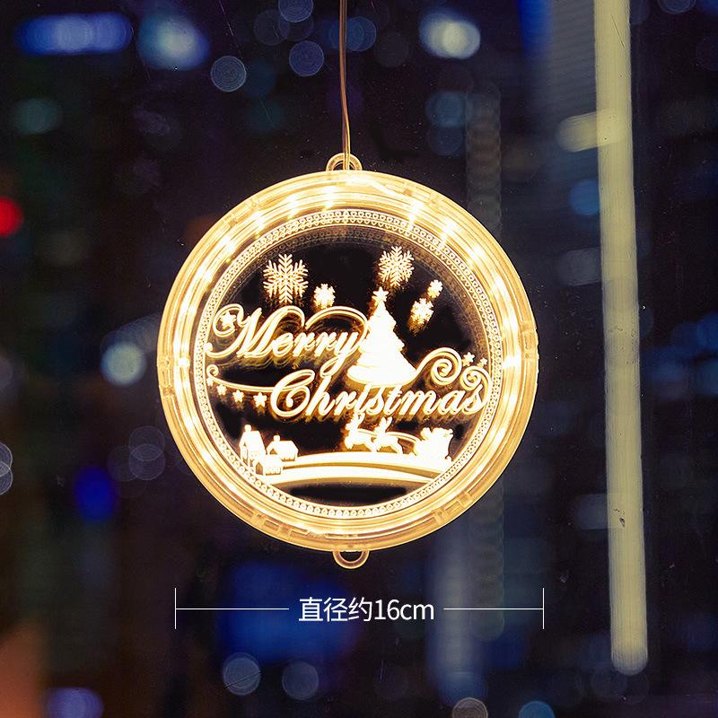 Christmas Decorations Scene Layout Store Shop Creative Small Hangings Window Christmas Tree Pendants Atmosphere Decoration