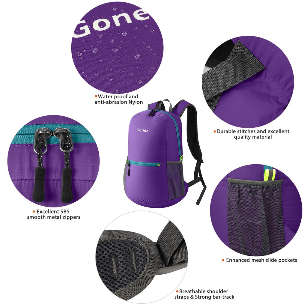 gonex packable backpack