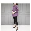 Autumn Winter Women Fashion Round Neck Fake Two Piece Knit Sweater Long Sleeve Loose Pullover Casual Top