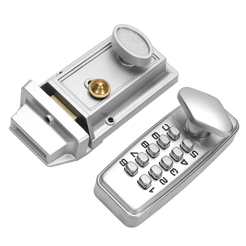 Home Safety Accessory Digital Password Door Lock Mechanical  Waterproof Electronic Locker Keyless Entry Push Button Door Lock