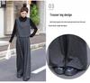 2026 Spring Women's Trendy Three-Piece Set: Stylish Top, Vest & Wide-Leg Pants