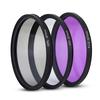 67mm UV CPL FLD Lens Filter Kit with Pouch Lens Cap Hood Photography Accessory