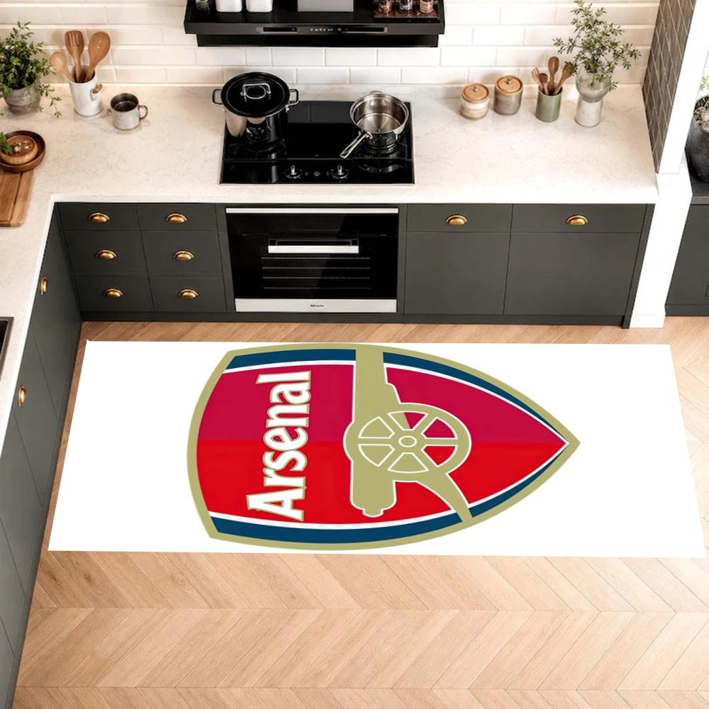 Arsenal Kitchen Mats Durable Bathroom Pads Comfortable Rugs Carpets For Kitchen Home Office Sink Laundry Room Bathroom Decor