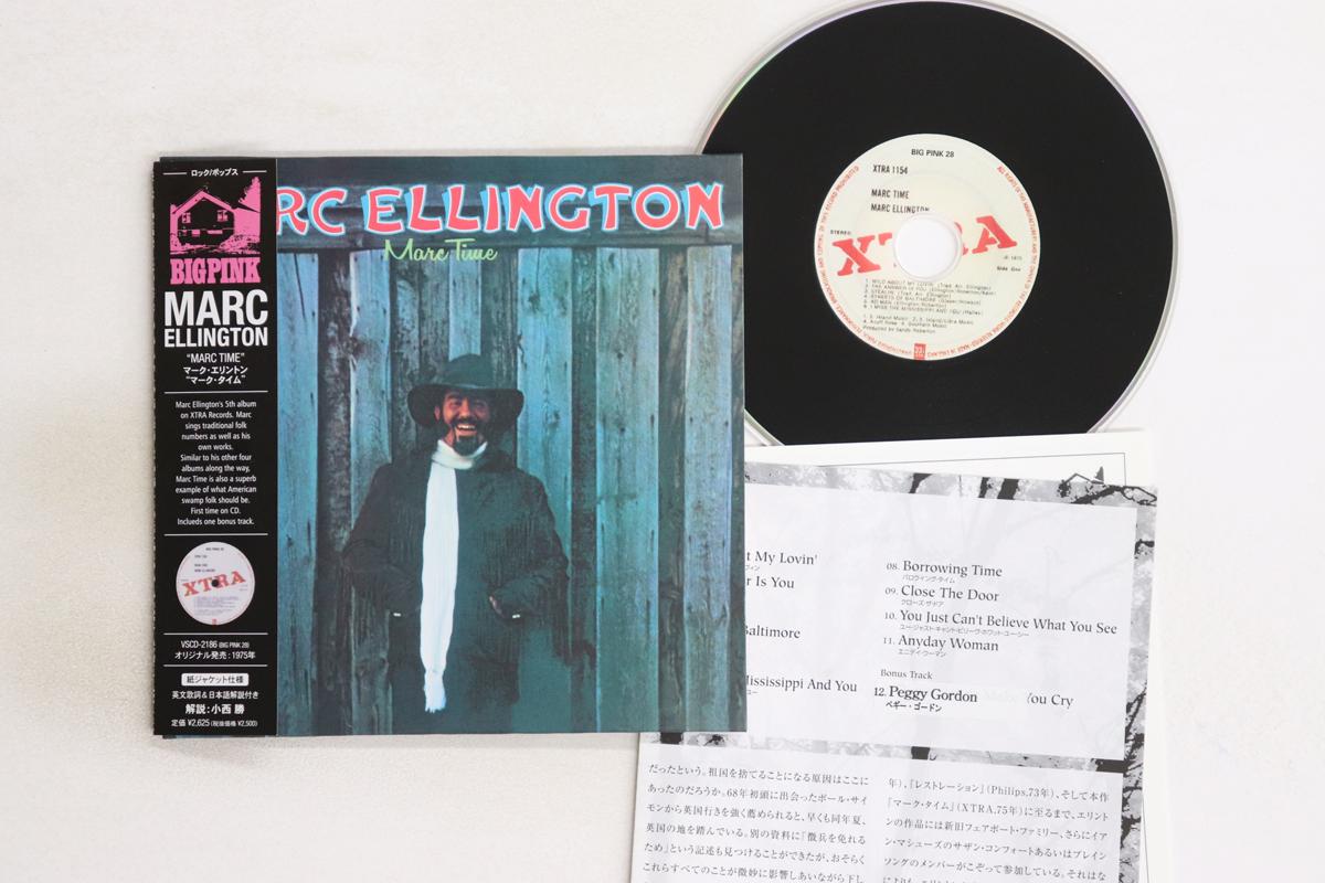 

CD MARC ELLINGTON - Marc Time VSCD2186 XTRA 2009 Japan Obi Rock Used