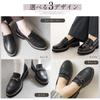 [AmiAmi] Loafers, Platform Loafers, Black, Lightweight, Black, Women's, Comfortable Loafers, Stylish, Enamel, Easy to Walk In, SY405 (L (23.5cm-24.0cm