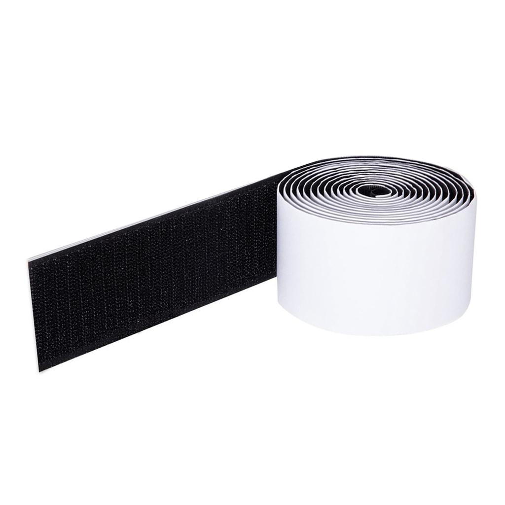 Self Adhesive Hook and Loop Strip Tape Wide Double Sided Sticky Back Tape Hook Loop Fastener for Pedal Board Fastening