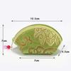 Chinese Brocade Jewelry Pouch Exquisite Handmade Embroidery Zipper Closure Small Storage Bag for Rings Earrings Necklace