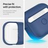 Spigen AirPods 3rd Generation Silicone PC Wireless Charging Carabiner Ring Silicone ASD02899 Case, Dual-Layer Construction, Compatible, Included,