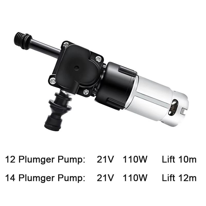 Nettoyeur Haute Pression Sans Fil à Pompe à Piston pour Lavage de Voiture à Domicile Tête de Pompe Nettoyeur Accessoires Pistolet à Eau Pompe à Eau Booster Moteur Haute Pression