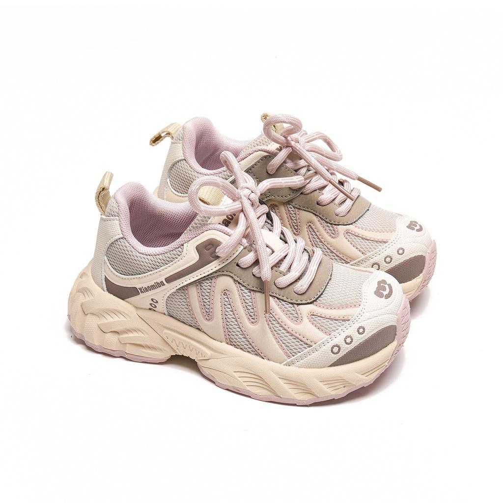 Girls' sports shoes 2025 autumn new casual running shoes children's soft-soled dad shoes hiking shoes soft-soled
