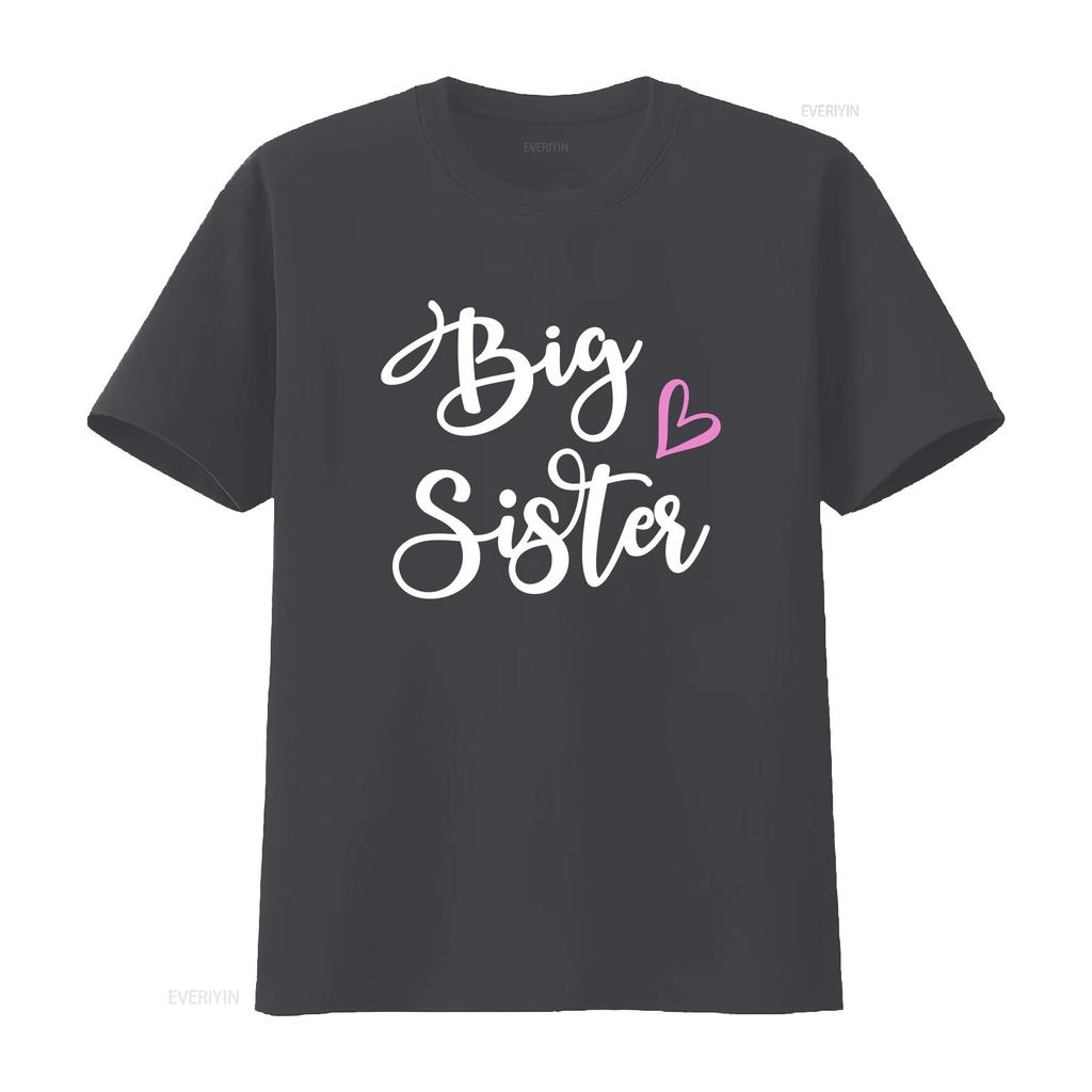 MISS POPULAR Big Sister T Shirt for Sis Announcement Promoted To Everyday Wear Toddler Girl Sizes Vintage Washed Graphic