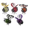 Automated Dusk to Dawn Lighting Solar Bee Garden Light, Outdoor Solar-Powered Metal Lantern, Waterproof Creative Ornaments for Hanging Light