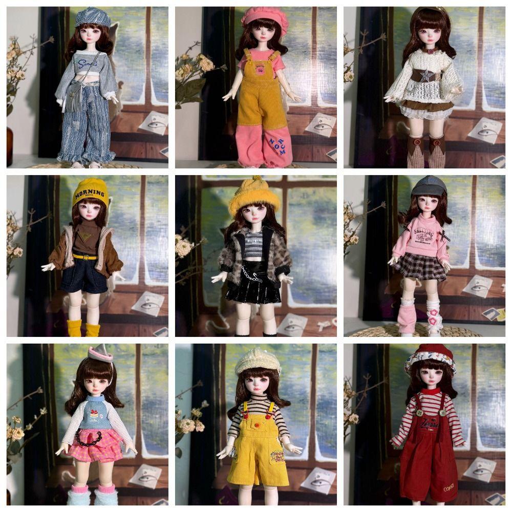 Fashion 30cm Doll Clothes Doll Accessories 1/6 BJD Doll Outfit  Girls Toy Gifts