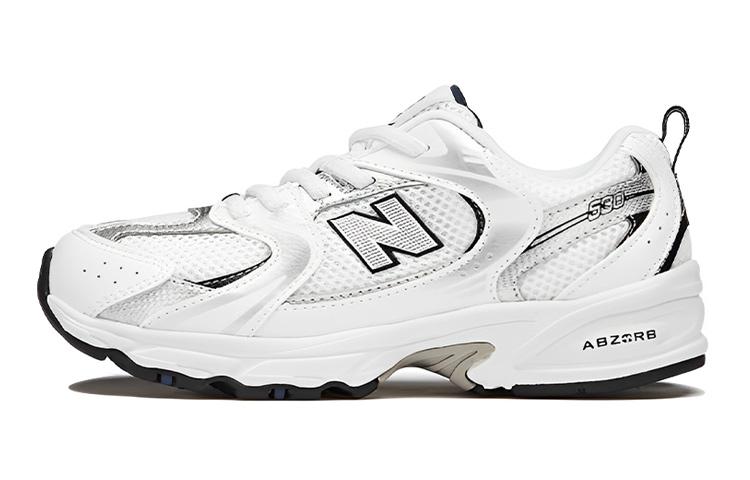 New Balance 530 Белый Серебристый Черный Детские PZ530SB1 31