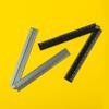 Aluminum Folding Ruler 30cm Multi-functional Metal Measuring Tool Compact Drawing Carpentry DIY Ruler Easy Storage for Children