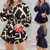 European Autumn Women's Tie-Dye Hooded Sweatshirt - Loose Fit, Long Sleeve, Casual Wear.