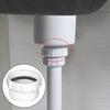 Accesorios Sifón Tubería de Extensión de Desagüe Adaptador Fregadero de Cocina Sifón Roscado Extensión de Desagüe 1-1/4\" A 1-1/2\"