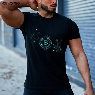Summer New Fashion Trendy Men's Casual T-shirt 3d Printing Smiley Face T-shirt Men's Short-sleeved