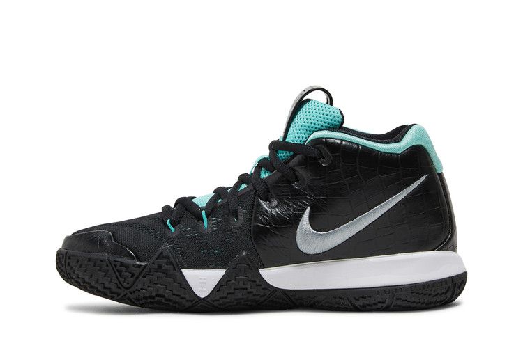 Kids' Sneakers Nike Kyrie 4 Aqua Blue (GS) Tropical Twist/Metallic Silver-White