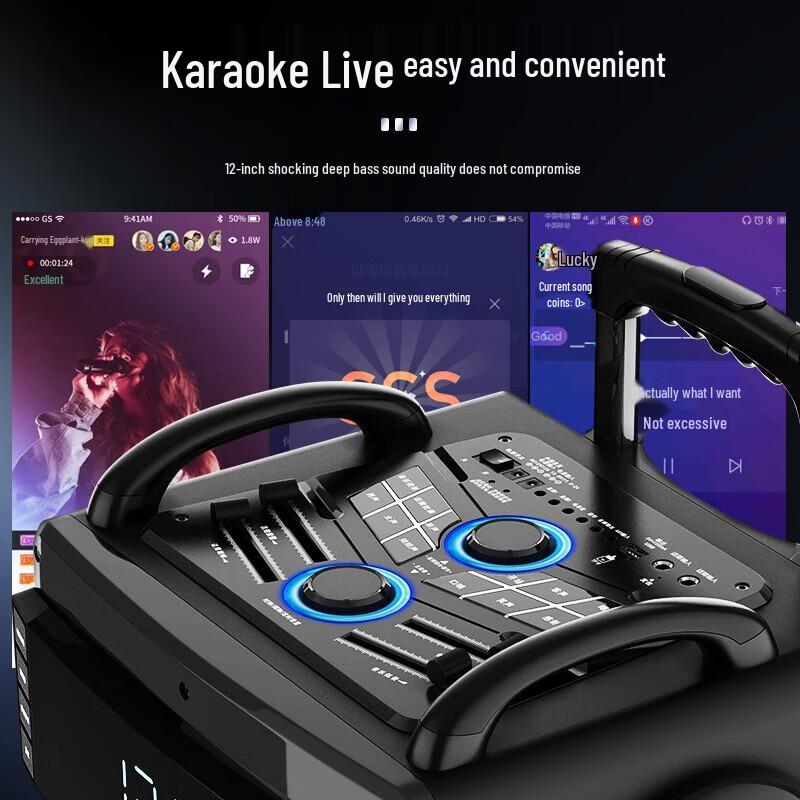 Soaiy T56 Portable Karaoke Speaker