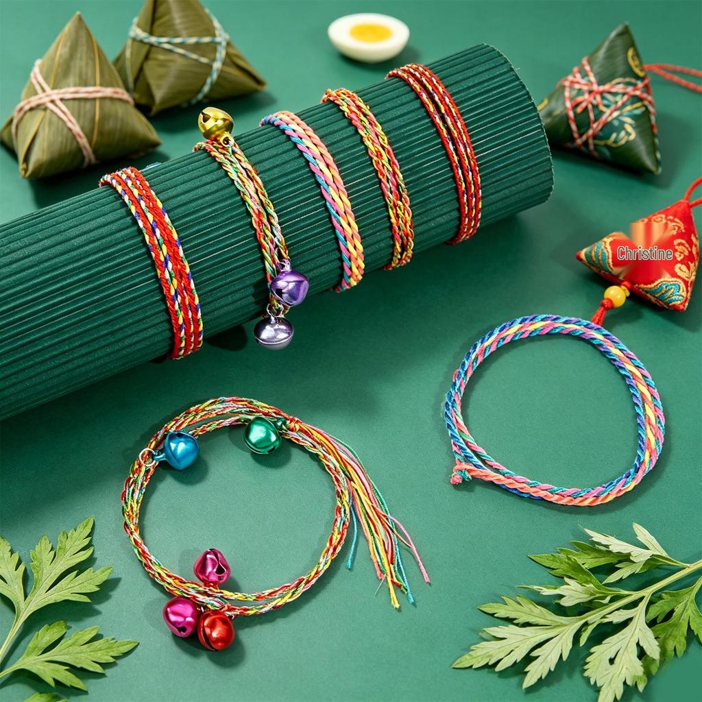 Handmade Five-Color Dragon Boat Festival Bracelet - Baby Gift & Classmate Memento
