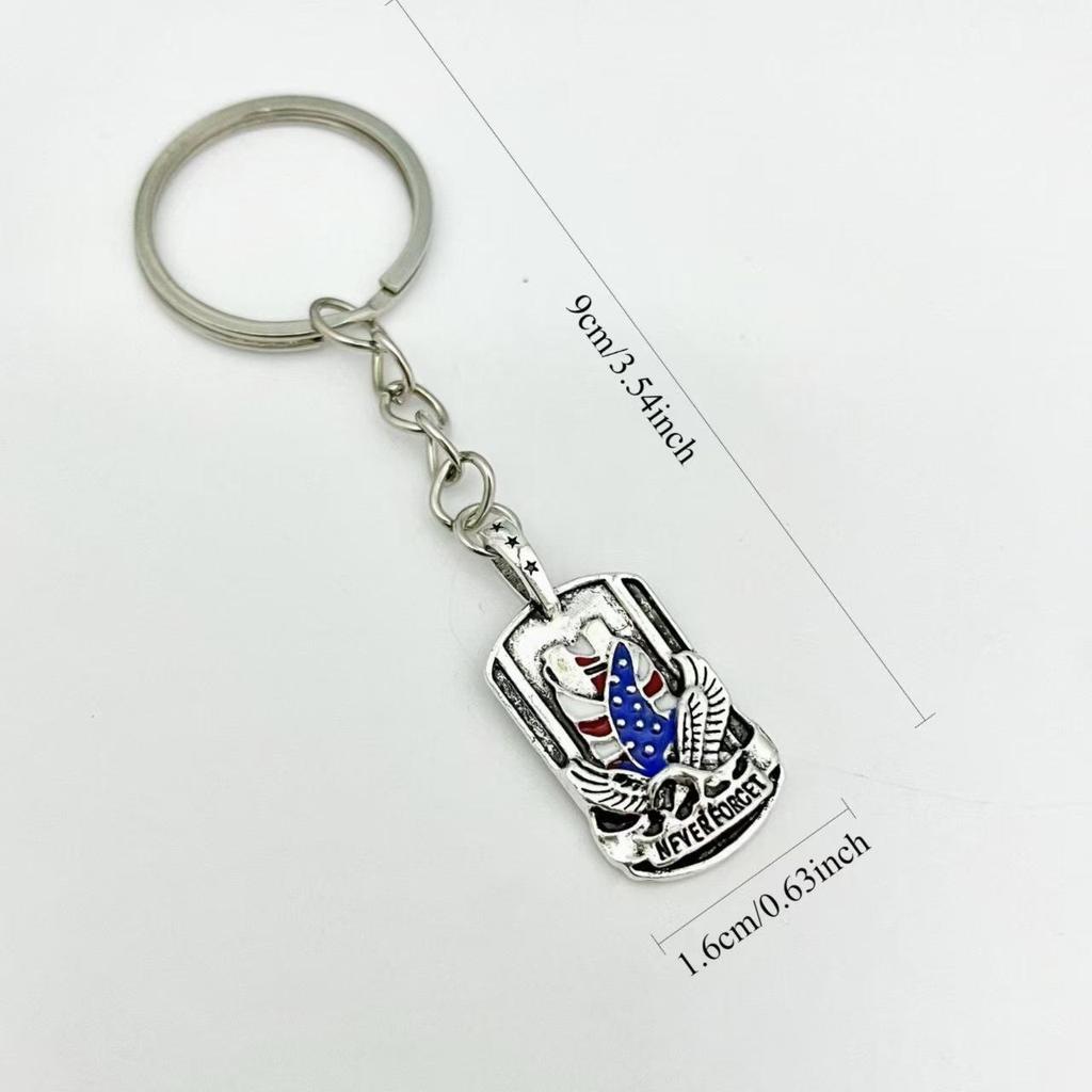 Retro Independence Day Eagle Keychain: Creative & Fashionable Backpack or Mobile Phone Charm