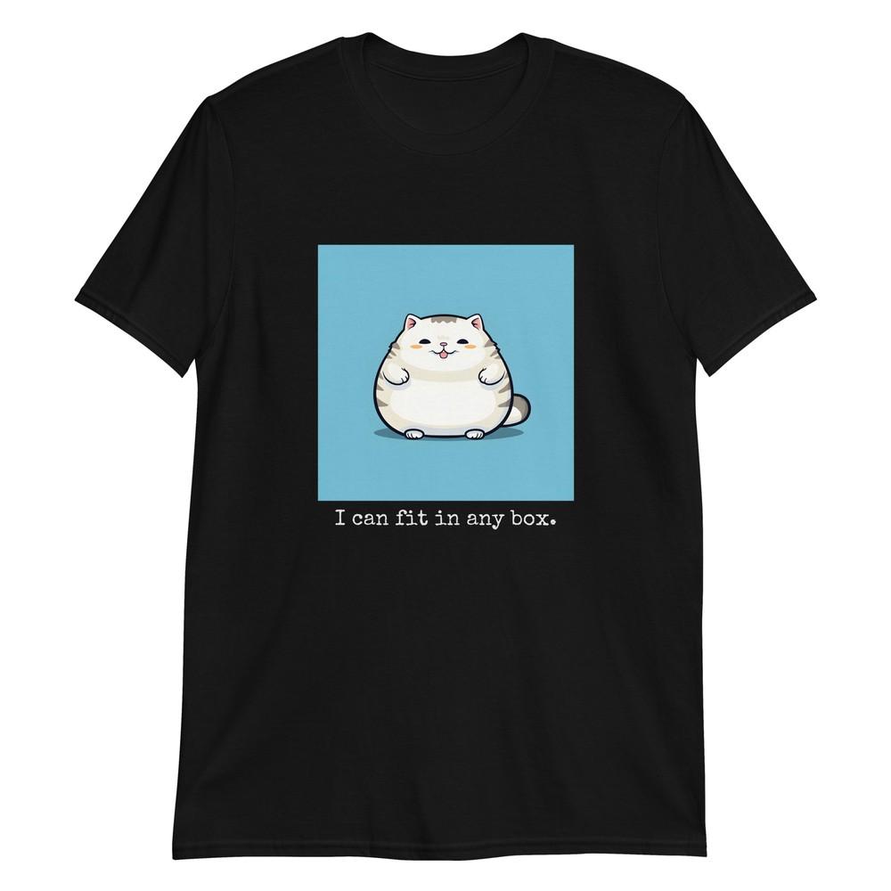 

Fat Cat Magic: I Can Fit in Any Box T-Shirt XL