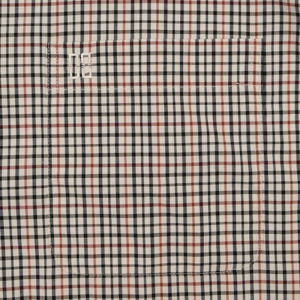 Daks Men S eaSy Care Cotton Blend Small Check Regular Fit Shirt dma1Shcl141i1
