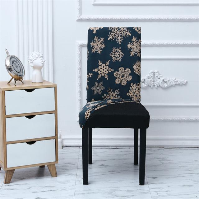 Geometry Chair Cover Flexible Stretch Spandex Chair Cover For Dining Room Restaurant Weddings Banquet Hotel Elastic Chair Cover for Home