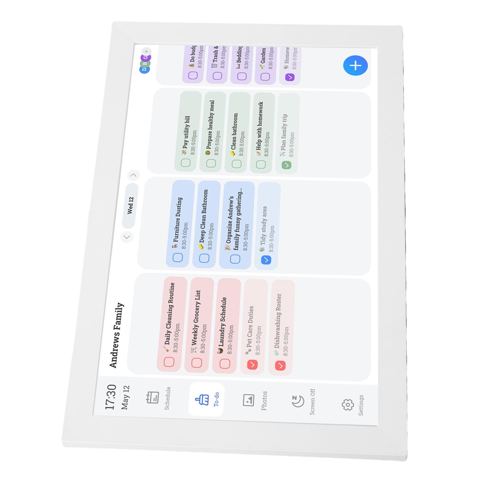 

10.1 Inch Digital Calendar Family Planner Chore Chart Interactive Electronic Family Calendar Digital Photo F e