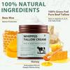 WHLH & WELL-BEING Beef Tallow for Skin, Beef Tallow and Honey Balm, All-Natural Ingredient Moisturizer for Face & Body Skin Care 1Pack