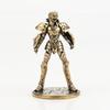 Gold Saint Brass Mini Figures Twelve Zodiac Saint Seiya Ornament Cartoon Model Desktop Decoration Copper Gift
