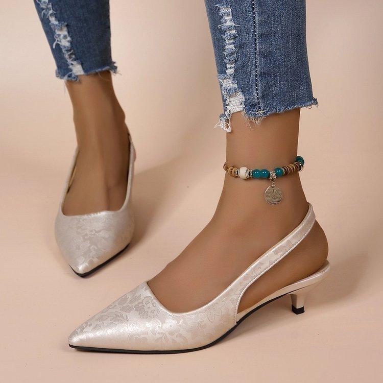 

Туфли-лодочки с острым носом, сумка-голова пустая, каблук-рюмочка, модные, крутые одинарные туфли, весенние новые женские туфли с принтом 42 абрикосовый