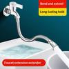 Water-saving Faucet Extender Stainless Steel for Bathroom Sink and Washbasin