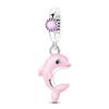 Ocean Trendy 925 Silver Dolphin Crab Boat Beach Charms Beads Fit 3mm Bracelets DIY Thoughtful Fine Jewelry Making Gifts