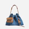 Designer Brand Fashion Women's Denim Handbag Minimalist Crossbody Messenger Lady Pouch Design Tote Shoulder Bag Spring Summer 2026 Collection