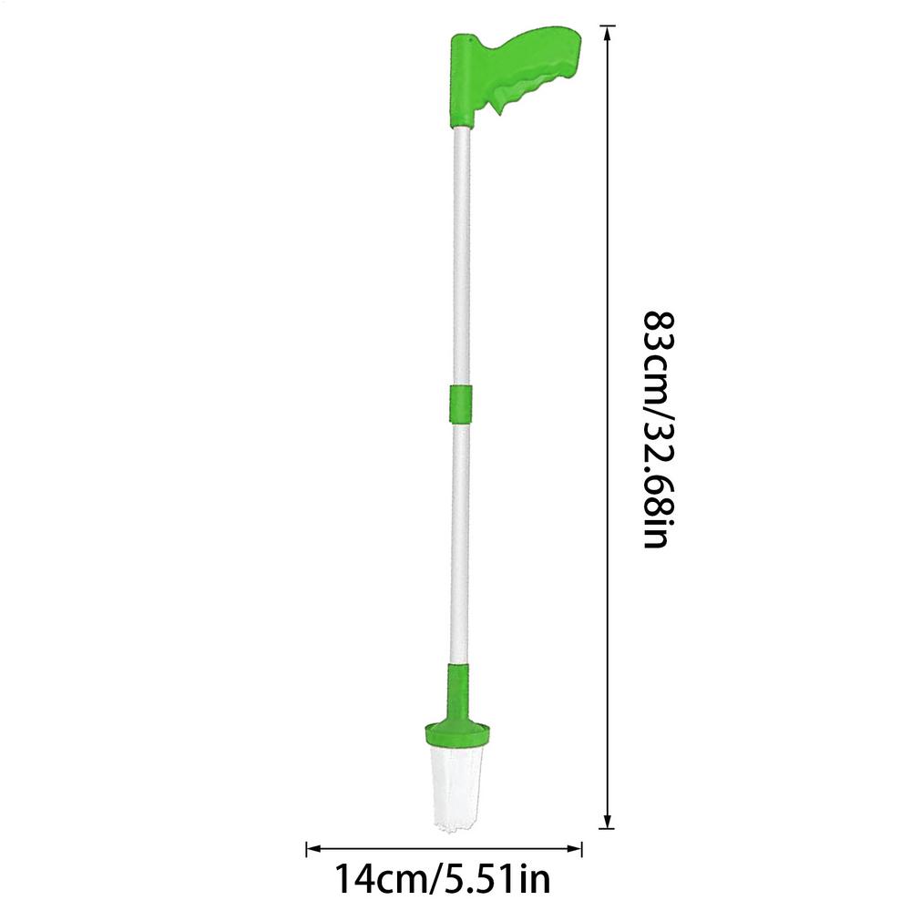 Foldable household tool spider catcher clip insect catcher cute catcher Abs household outdoor зелёный