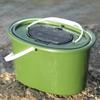 Fisherman Pizet Container Barrel Storage of Living Fish for Hiking, Gardening, Camping