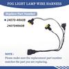 Fog Light Lamp Wire Harness Right Passenger Side for Nissan Maxima 2016 2017 2018  Wiring Harness Replace 24070-4RA0B