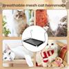 Cat Hammock Stand Breathable Mesh Foldable Bed Folding Indoor Cat Window Perch For Kitten Small Medium Large Breed Indoor Home