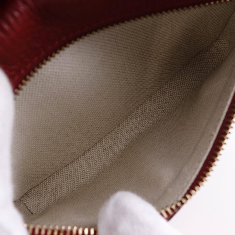 GUCCI Soho Backpack Daypack 536192 Interlocking ChainBackpack Red leather Women Used