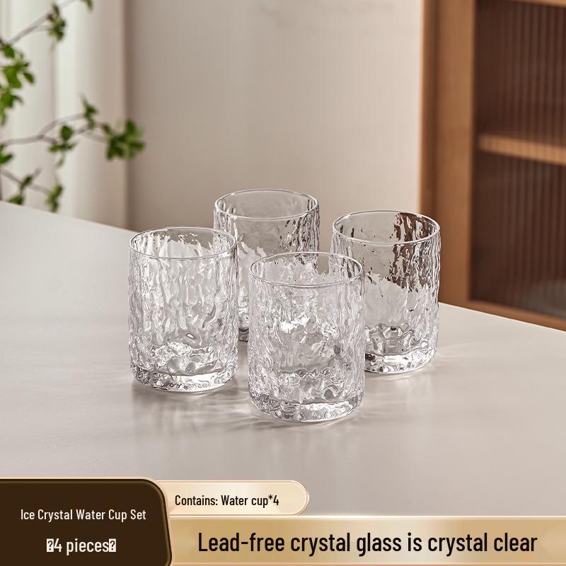 Premium High-Temperature Resistant Glass Tea and Water Cup Set for Guest Reception