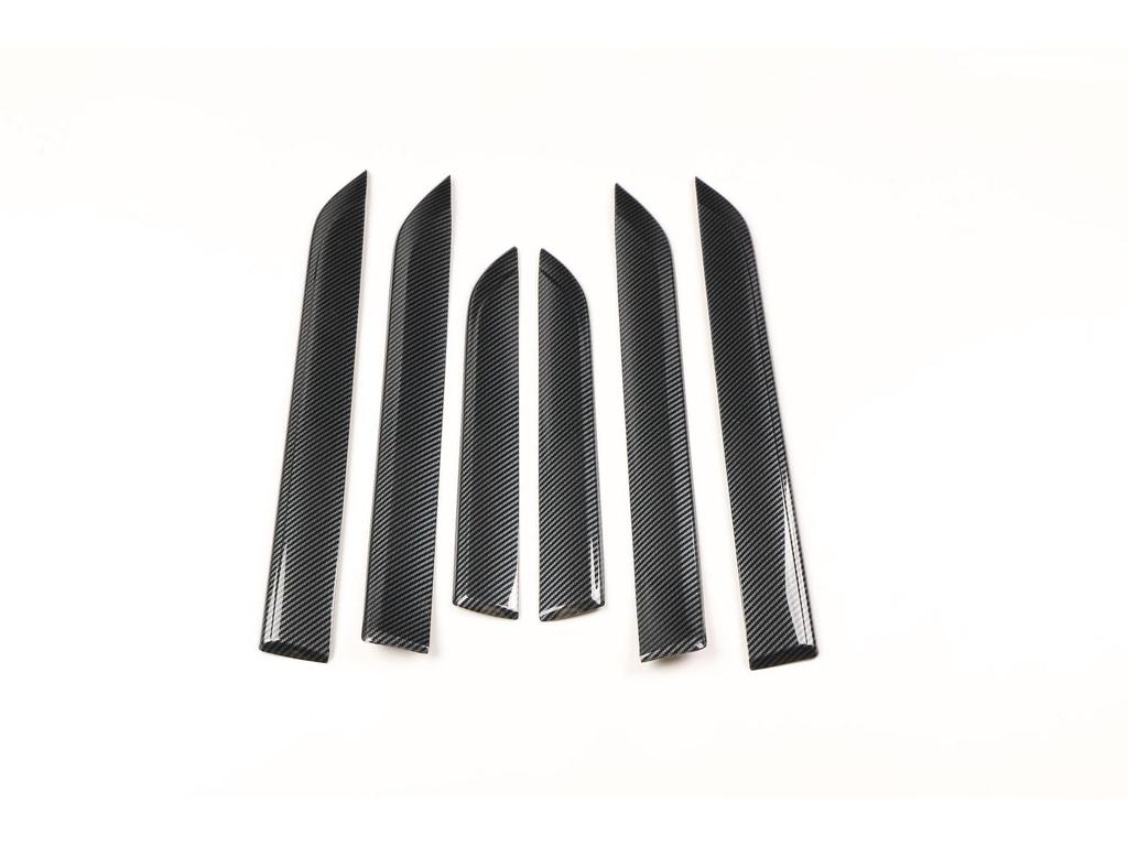 Carbon Fiber Interior Stickers for 15-23 Alphard Vellfire 30 Series, Scratch-Resistant