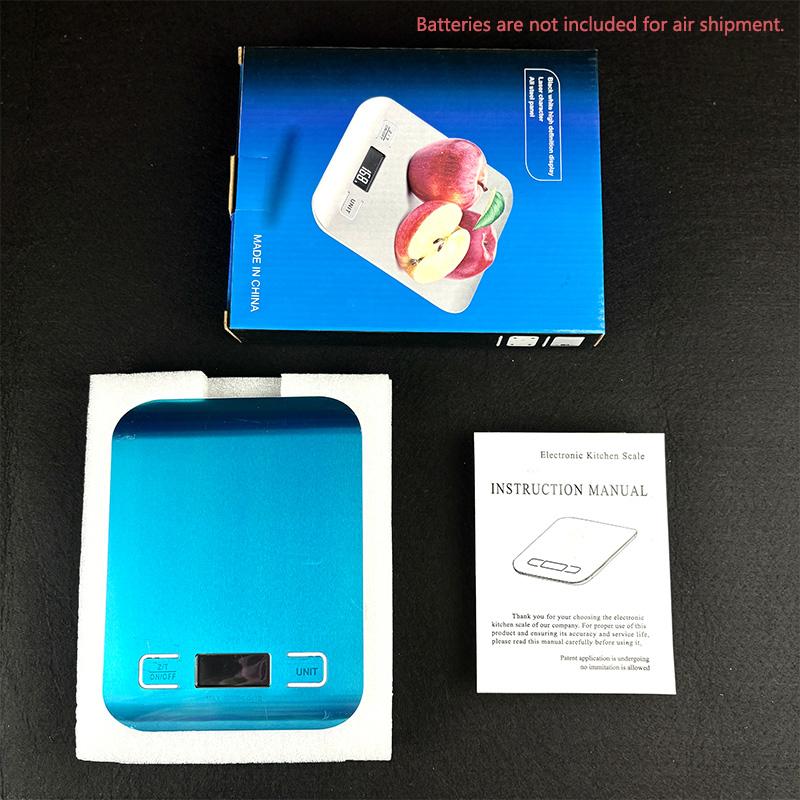10/5Kg Kitchen Digital Scale Usb/Battery Charging Electronic Smart Balance LCD Mini Precision Weight Scales For  Food Cooking