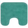 VidaXL Jeu de tapis de salle de bain 3 pcs Tissu Turquoise