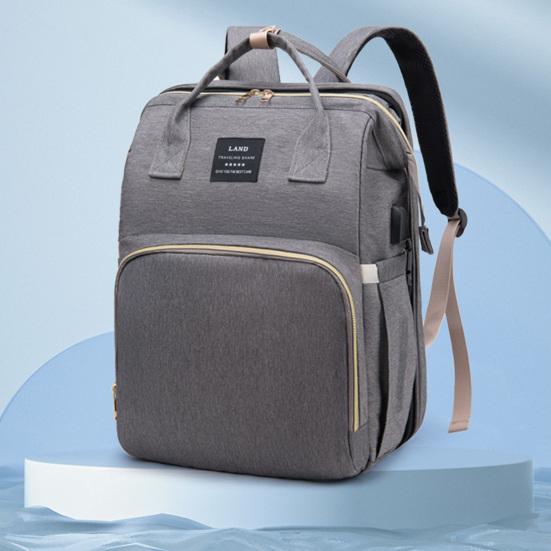 Diaper Bag Backpack Large Capacity Baby Essentials Backpack with Changing Station Multifunctional Convertible Diaper